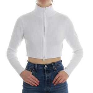 MAGLIA ZIP BIANCO